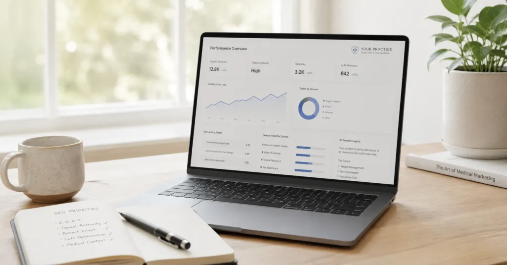 SEO in the Age of AI: What Medical Professionals Should Know About Visibility, Authority and LLM Search seo in the age of ai